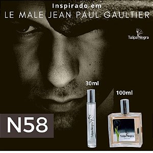 Perfume Tulipa Negra N 58 - Le Male Jean Paul Gautier