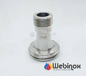 Macho Adaptador DIN 304 1.1/2" x  BSP/N Macho 304 5/8"