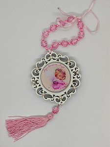Adorno de Berço Anjo da Guarda - Rosa