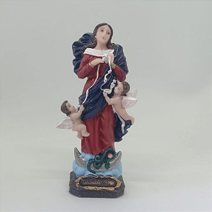 Imagem Nossa Senhora Desatadora Dos Nós - 15Cm Em Resina