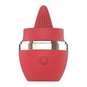 VIBRADOR LINGUA VERMELHO