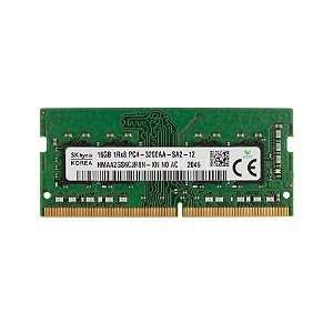 Memória Notebook 16GB DDR4 3200MHz SODIMM Hynix - HMAA2GS6CJR8N-XN