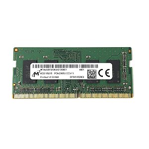 Memoria Notebook 4Gb Ddr4 2666 Sodimm MTA4ATF51264HZ-2G6