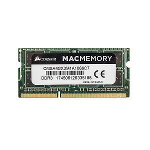 Memoria MacBook Pro 4Gb Ddr3 1066 Sodimm Cmsa4Gx3M1A