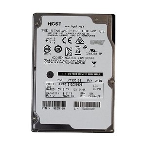 Hd Servidor Dell 1.2TB Sas 12G 10K 2,5"0kv02