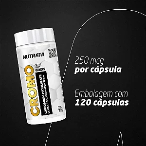 Cromo Picolinate 120 caps - Nutrata