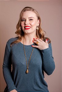 Anel Ouro Flores Talhadas