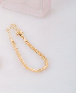 Pulseira Tripla Ouro