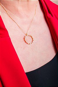 Gargantilha Roda de Zircônias