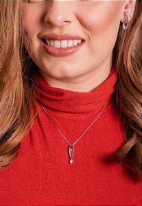 Gargantilha Cristal Azul Límpido