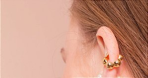 Piercing Ouro Meia Esfera