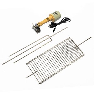 Espeto Giratório Tridente cabo de Madeira 110V - Máquinas, Equipamentos e  Utensílios Domésticos para Bares, Restaurantes, Lanchonetes, Supermercados,  Cozinha Industrial.