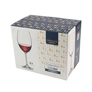 Conjunto Taça Vinho Cristal 6 un