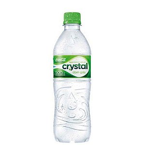 AGUA CRISTAL COM GAS 500ML