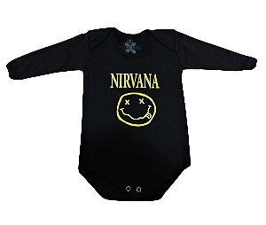 Body Infantil Manga Longa Nirvana