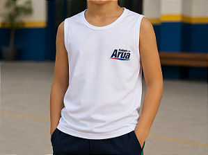 ARUÃ - CAMISETA REGATA BRANCA