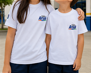 ARUÃ - CAMISETA MANGA CURTA BRANCA