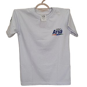 ARUÃ - CAMISETA MANGA CURTA BRANCA