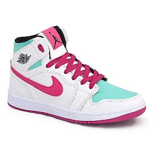 Tênis Nike Air Jordan Preto com Rosa Pink - Thamar Shoes