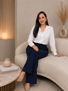 CAMISA FEMININA BLENDA BRANCA