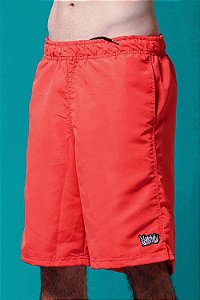 Shorts Chronic Tactel Nylon Sublimado Vermelho