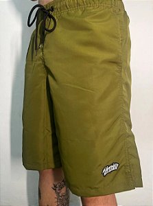 Shorts Chronic Tactel Nylon Sublimado Verde Musgo