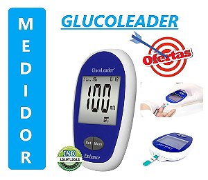 Aparelho Medidor de Glicose Glucoleader Enhance >Cupom Desconto: 5C2TSPSG6