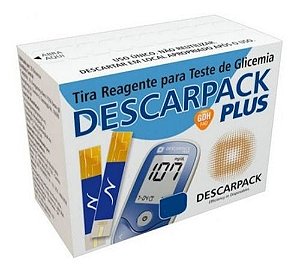 100 Tiras Reagentes Fitas Descarpack Plus