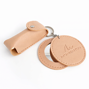 Linha Femme | Porta Batom com Espelho Integrado - Nude