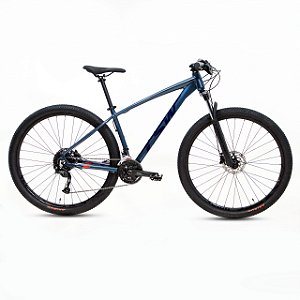 Bicicleta Alum 29 TSW Hunch Plus 27 Vel Hidraulico Azul/Preto