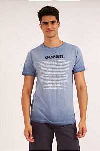 Camiseta Planet Dupla azul