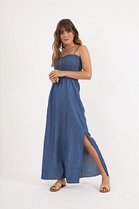 Vestido Acqua medium blue