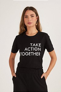 Camiseta Take Action Preto