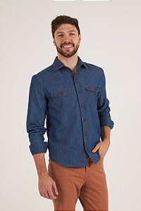 Camisa jeans Matias Medium Blue