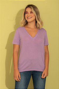 Camiseta Tata lilás