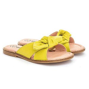 Rasteirinha Menina Gambo Amarelo Sol