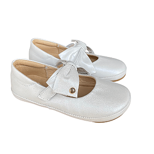 Sapatilha Infantil Menina Gambo Glitter Branca