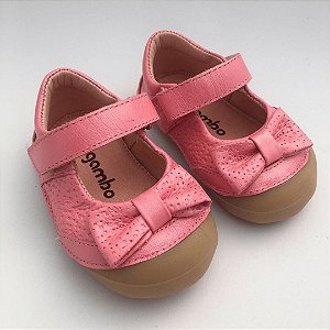 Sapatilha Baby Gambo New Steps Rosa Glitter