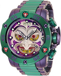 Relógio Masculino Invicta DC Comics Joker Coringa 34936 Swiss Movt