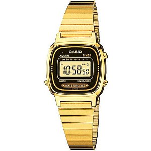 Relógio Casio Feminino Vintage Digital LA670WG-1