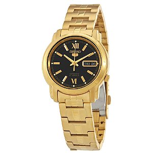 Relógio Seiko 5 Automático Calendário Duplo Snkk86k1