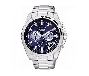 Relógio Citizen Masculino Cronógrafo Azul An8010-55l