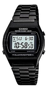 Relógio Casio Digital Preto Unissex Retrô B640wb-1adf