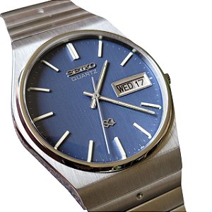 Relógio Masculino Seiko Quartz Anos 80 Raro