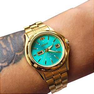 Relógio Feminino Orient Bnq1m001lk Automático