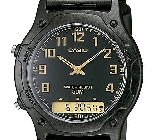 Relógio Casio Masculino Digital Analógico AW-49H-1BVDF