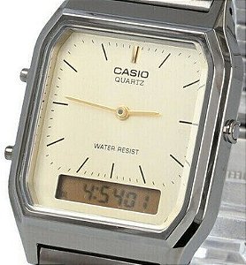Relógio Casio Quartzo AQ-230GG-9AD Anadigi Unissex