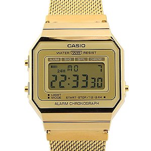 Relógio Casio Feminino Vintage A700WMG-9A Digital