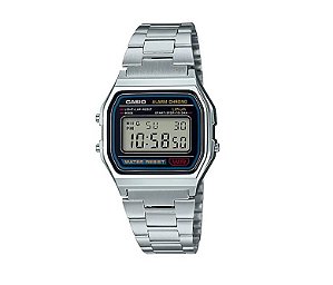 Relógio Masculino Casio Do Piqué A158WA-1DF