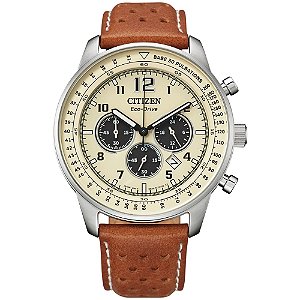 Relógio Citizen Eco-drive Bege Ca4500-16x